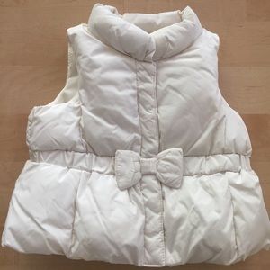 Baby Gap Cream Puffer Vest